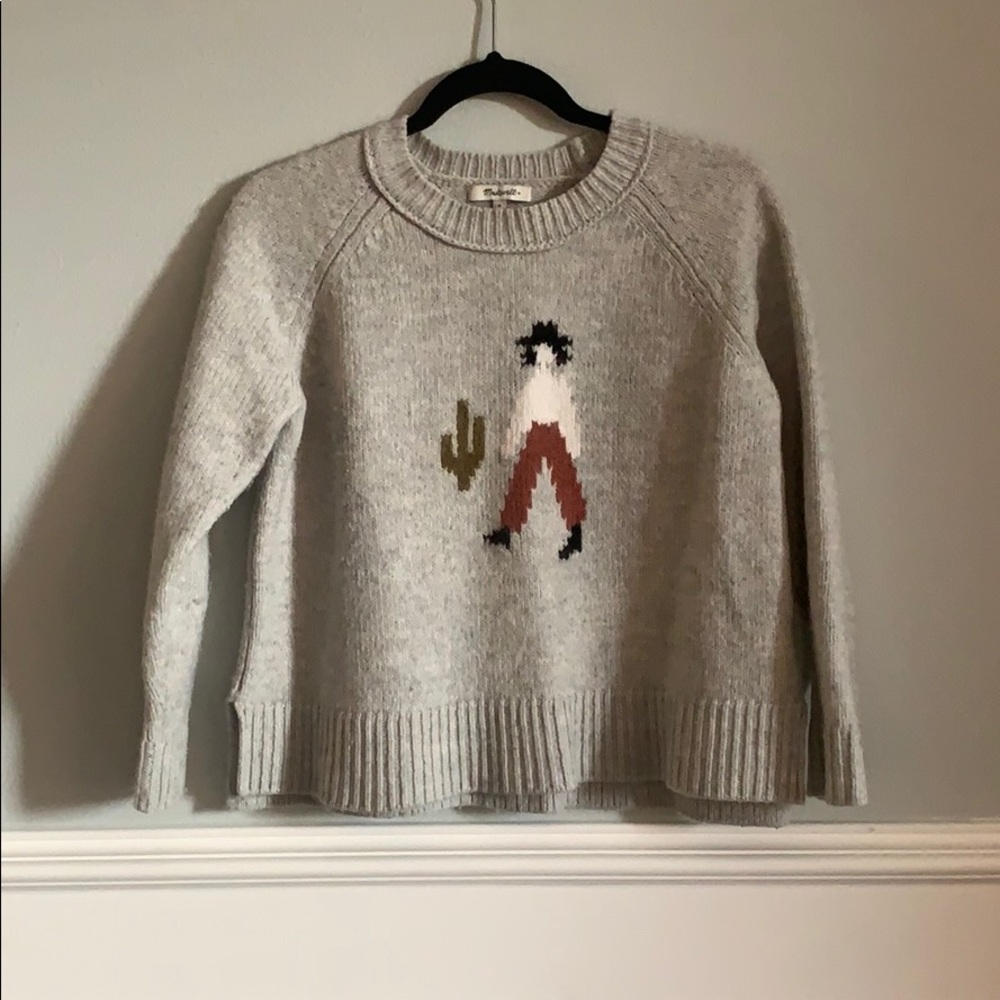 NWOT MADEWELL El Rancho Cowgirl Wool Sweater Med